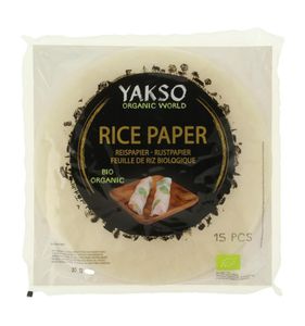 Rijstpapier met tapioca bio