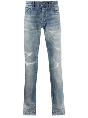 John Elliott jean The Cast 2 à coupe slim - Bleu