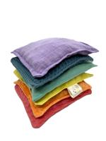 Sensorische pittenzakjes regenboog pastel - passend bij Stapelstein pastel