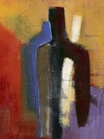 Kunstdruk Bea Danckaert - Big brown, little blue 50x70cm Kunstdruk Bea Danckaert - Big brown, little blue 50x70cm
