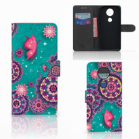 Motorola Moto E5 Plus Hoesje Cirkels en Vlinders - thumbnail