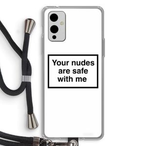 Safe with me: OnePlus 9 Transparant Hoesje met koord