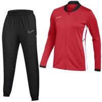 Nike Academy 25 Trainingspak Full-Zip Rood Zwart Wit Nike Academy 25 Trainingspak Full-Zip Rood Zwart Wit