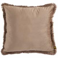 PTMD kussen nous velvet taupe 60 x 60 cm | 4 stuks