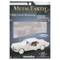 Eureka Metal earth 1965 ford mustang coupe zilver editie