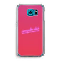 Vice Glow: Samsung Galaxy S6 Transparant Hoesje