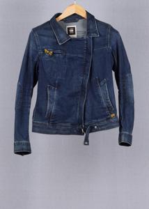 G-Star Blue vintage denim jacket in size S for Unisex