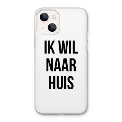 Ik wil naar huis: iPhone 13 Transparant Hoesje