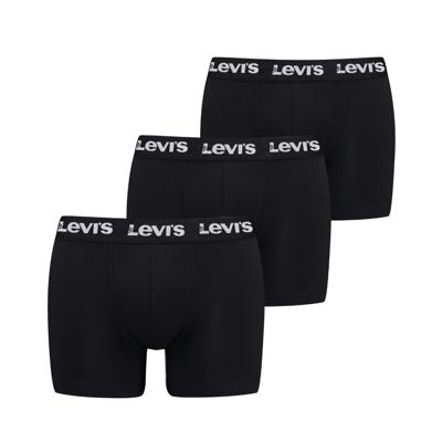 Levi's Boxershorts Repeat Logo 3-pack Zwart-S
