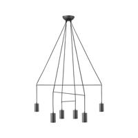 Nowodvorski Zwarte hanglamp Imbria 6x E27 9677