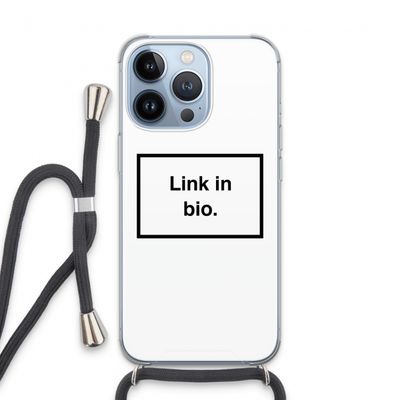 Link in bio: iPhone 13 Pro Transparant Hoesje met koord