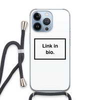 Link in bio: iPhone 13 Pro Transparant Hoesje met koord
