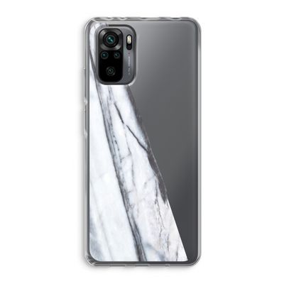 Gestreepte marmer: Xiaomi Redmi Note 10 Pro Transparant Hoesje
