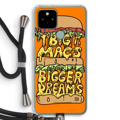 Big Macs Bigger Dreams: Pixel 5 Transparant Hoesje met koord