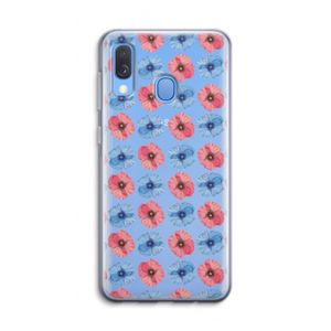 Klaproosjes: Samsung Galaxy A40 Transparant Hoesje