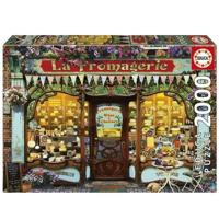 Puzzel - EDUCA - De fijne kaaswinkel - 2000 stukjes - 96x68 cm - vanaf 15 jaar