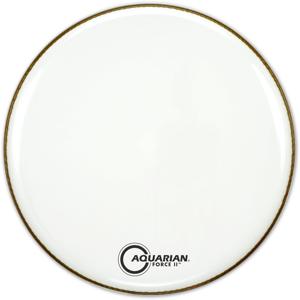 Aquarian Full Force II 28 inch bassdrumvel wit