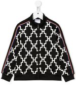 Marcelo Burlon County Of Milan Kids veste bomber à logo imprimé - Noir - thumbnail