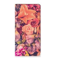 Motorola Moto G53 Smart Cover Bosje Bloemen - thumbnail