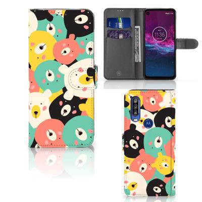 Motorola One Action Leuk Hoesje Bears