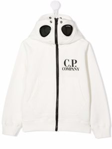 C.P. Company Kids hoodie à logo imprimé - Blanc