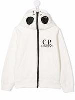 C.P. Company Kids hoodie à logo imprimé - Blanc