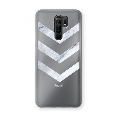Marmeren pijlen: Xiaomi Redmi 9 Transparant Hoesje