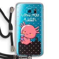 Love You A Lotl: Samsung Galaxy S6 Transparant Hoesje met koord