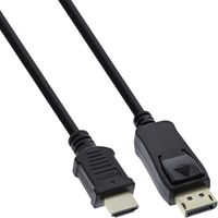 InLine 17182 video kabel adapter 2 m DisplayPort HDMI Zwart - thumbnail