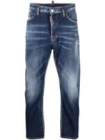 DSQUARED2 mid-rise straight-leg jeans - Bleu - thumbnail