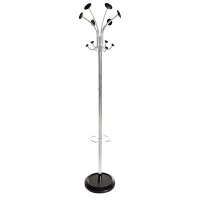 Kapstok brasq brussel staand zwart/zilver