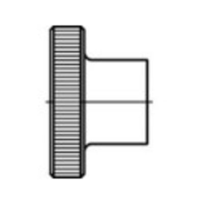 TOOLCRAFT TO-5447922 Kartelmoeren M3 DIN 466 Messing 100 stuk(s)