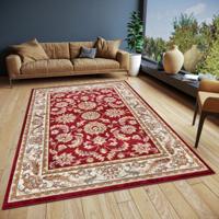 Vloerkleed Reni - Rood maat: 200x140cm - materiaal: Polypropyleen - Dekbed-Discounter.nl