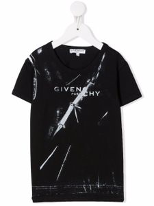 Givenchy Kids t-shirt à logo imprimé - Noir