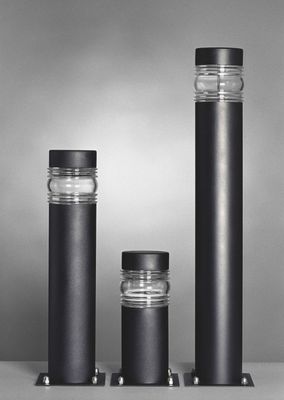 Bolder armatuur Gordellens E27 zwart 38cm hoog AL26150