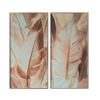 Schilderij Home ESPRIT Aluminium Hout MDF 80 x 3,5 x 160 cm