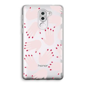 Hands pink: Honor 6X Transparant Hoesje