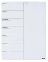 Magnetische planner week desq 40x30cm magnetisch