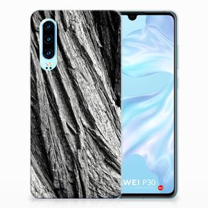 Bumper Hoesje Huawei P30 Boomschors Grijs