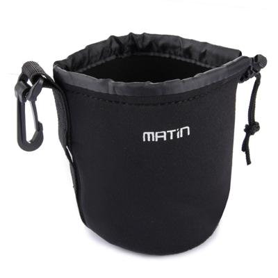 Neopreen slr cameralens zak zak medium uitvoering voldaan clip (10x14cm)