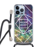 Negenduust ruimte: iPhone 13 Pro Transparant Hoesje met koord