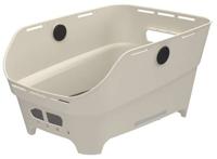 Fietsmand Basil Cento Neo WSL achter 46 x 23 x 14 cm - wit