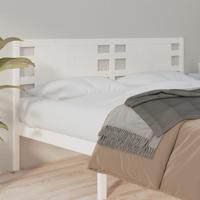 Hoofdbord 156x4x100 cm massief grenenhout wit