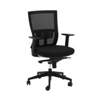 Bureaustoel - mesh rugleuning - 100 kg - zwart Bureaustoel - mesh rugleuning - 100 kg - zwart