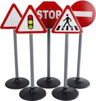 Kids Globe Verkeersbordenset (70cm/5-delig)