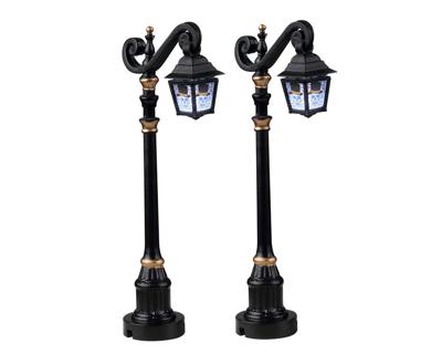 Skeleton Deco Lamp Set Of 2 B/O (4.5V) Kerst - Lemax