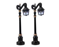 Skeleton Deco Lamp Set Of 2 B/O (4.5V) Kerst - Lemax