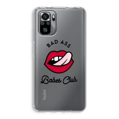 Badass Babes Club: Xiaomi Redmi Note 10S Transparant Hoesje