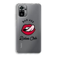 Badass Babes Club: Xiaomi Redmi Note 10S Transparant Hoesje