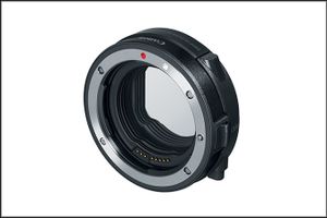 Canon EF - EOS R Mount Adapter met drop-in circulair polarisatiefilter A